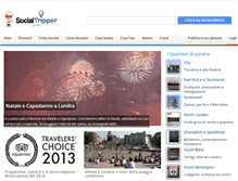 Tablet Screenshot of londra.socialtripper.it